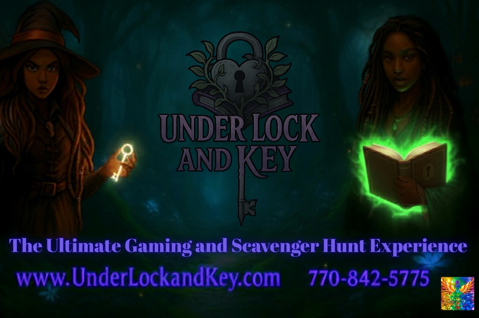Under Lock & Key gaming and scavenger hunt experience